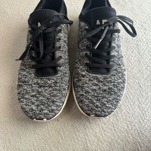 Black and Gray apl Shoes